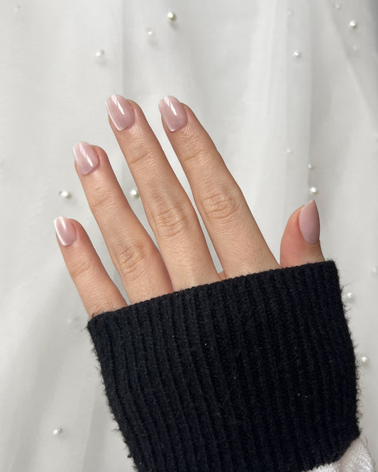 Iced Champagne - Extra Short Squoval