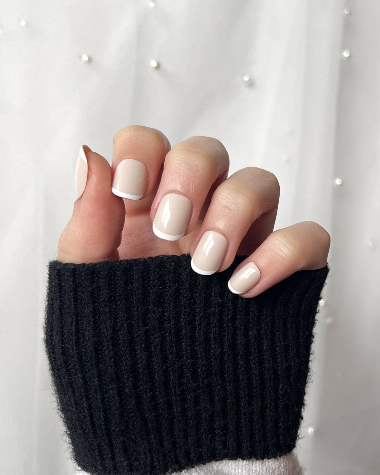 Ivory-Tipt - Extra Short Squoval