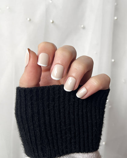 Ivory-Tipt - Extra Short Squoval