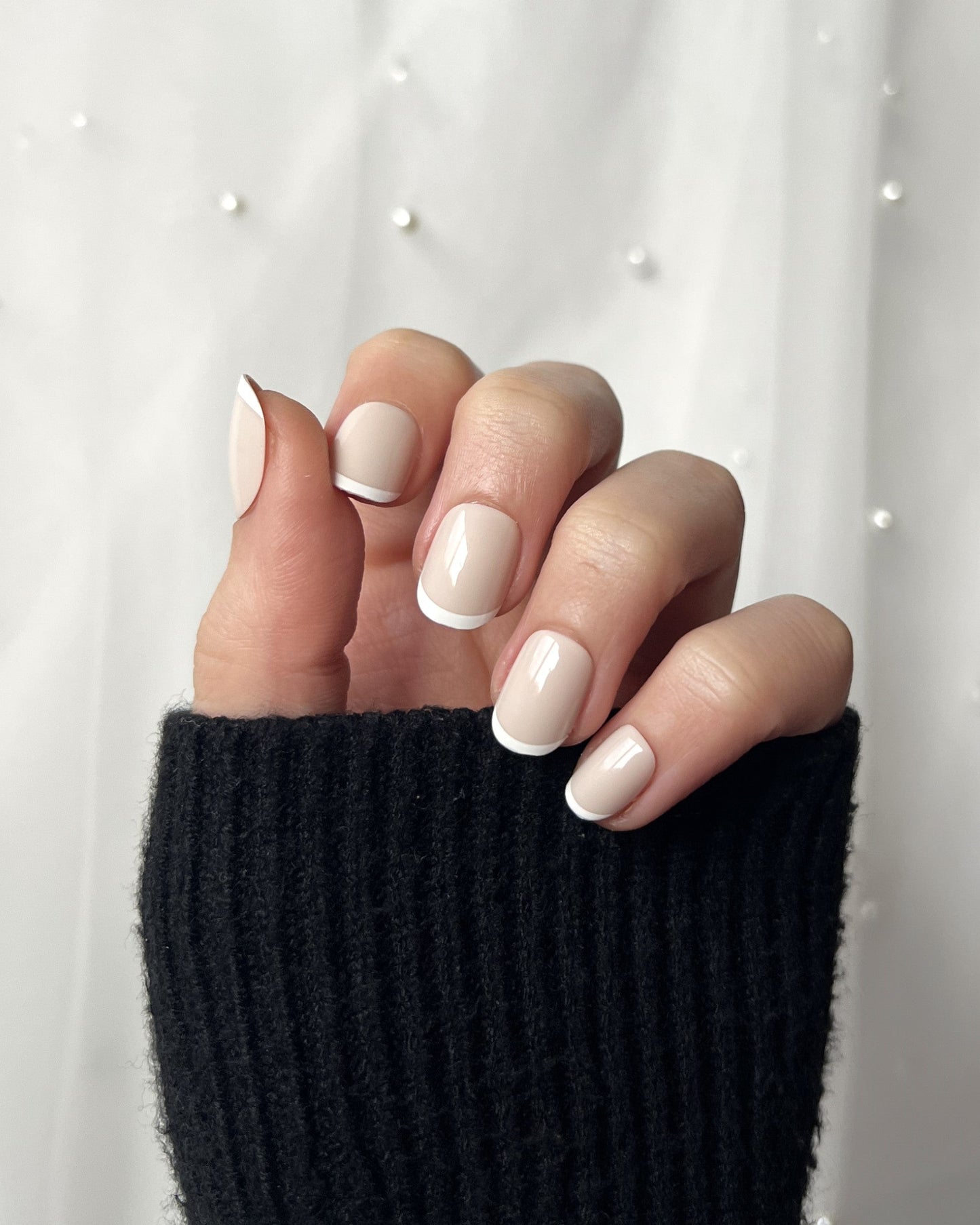 Ivory-Tipt - Extra Short Squoval