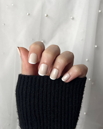 Ivory-Tipt - Extra Short Squoval