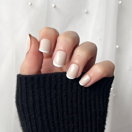 Ivory-Tipt - Extra Short Squoval